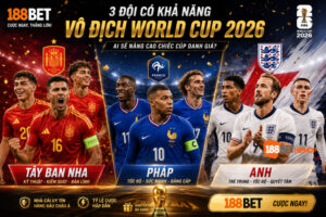 3 đội có khả năng vô địch World Cup 2026 cùng phân tích của chuyên gia 188BET Radiologiaoral